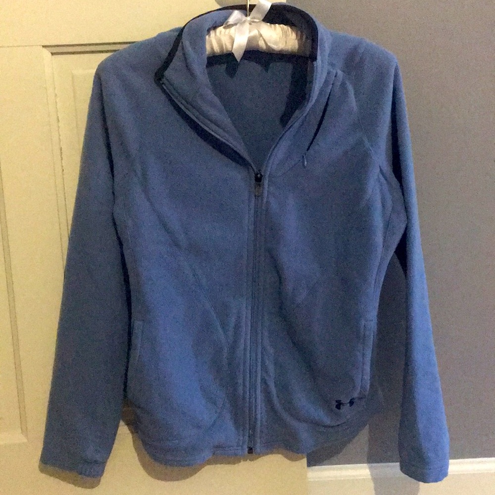 Blue Under Armor zip fleece